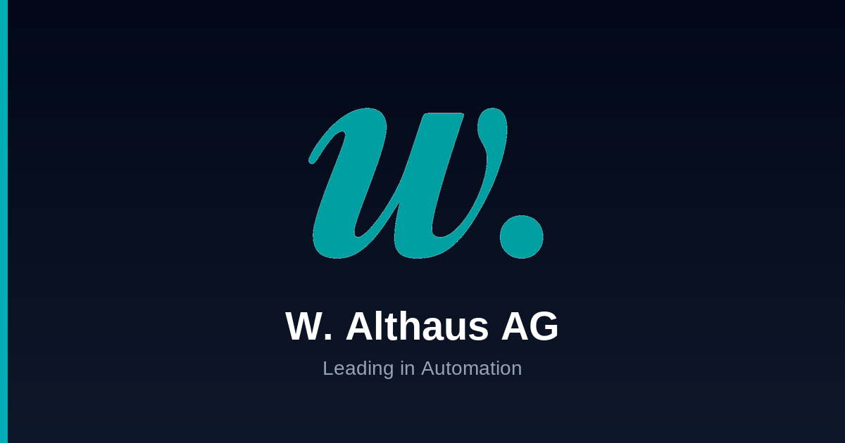 Logo de W. Althaus AG